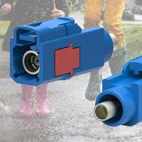 IMS CS，防水，抗震，可靠的连接器，橡胶靴，雨，湿，溅水，高频射频同轴